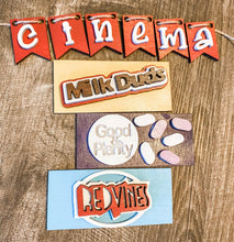 Load image into Gallery viewer, Tiered Tray Personalized Movie Night Decor