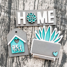 Load image into Gallery viewer, Tiered Tray Our Nest Bird Decor