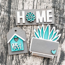 Load image into Gallery viewer, Tiered Tray Our Nest Bird Decor