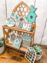 Load image into Gallery viewer, Tiered Tray Our Nest Bird Decor
