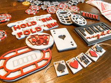 Load image into Gallery viewer, Tiered Tray Poker Night Decor