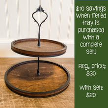 Load image into Gallery viewer, Tiered Tray Camping Decor