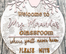Load image into Gallery viewer, Custom Teacher Appreciation Door Sign