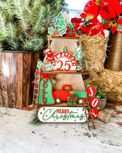 Load image into Gallery viewer, Classic Christmas Tier Tray Set