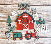 Load image into Gallery viewer, Farmhouse Barnhouse Tier Tray Set
