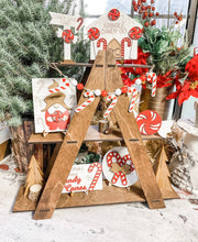 Load image into Gallery viewer, Candy Cane Tier Tray Set
