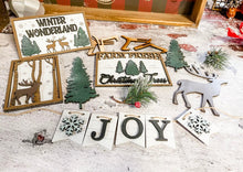Load image into Gallery viewer, Classy Winter Christmas Tier Tray Set