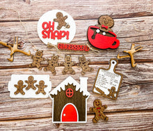 Load image into Gallery viewer, Gingerbread Christmas Tier Tray Set