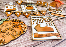 Load image into Gallery viewer, Pumpkin Pie Thanksgiving Tier Tray Set