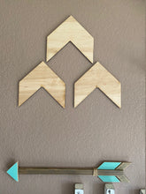 Load image into Gallery viewer, Set of 3 Chevron Arrows