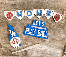 Load image into Gallery viewer, Tier Tray Baseball Decor