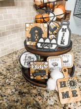 Load image into Gallery viewer, Tier Tray Chicken Eggs Decor