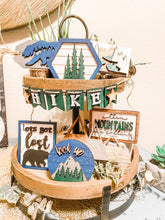 Load image into Gallery viewer, Tier Tray Mountain Home Decor
