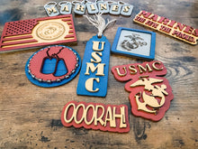 Load image into Gallery viewer, Tier Tray USMC Marine Corps Decor