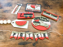 Load image into Gallery viewer, Tier Tray Watermelon Season Decor