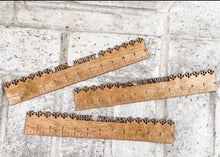 Load image into Gallery viewer, Personalized Teacher Gift Rulers with Engraved Handwritten Message