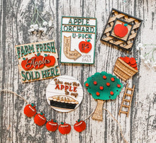 Load image into Gallery viewer, Tier Tray Apple Season Decor