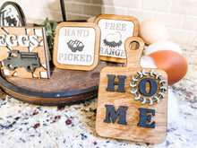 Load image into Gallery viewer, Tier Tray Chicken Eggs Decor