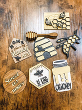 Load image into Gallery viewer, Tier Tray Honey Bee Decor