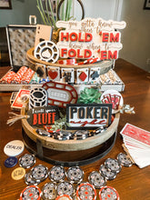 Load image into Gallery viewer, Tier Tray Poker Night Decor
