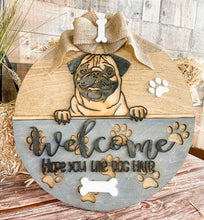 Load image into Gallery viewer, Custom Welcome Dog Hair Signs