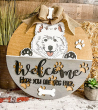 Load image into Gallery viewer, Custom Welcome Dog Hair Signs