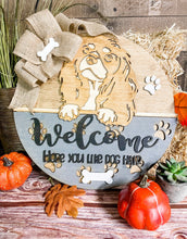 Load image into Gallery viewer, Custom Welcome Dog Hair Signs