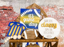 Load image into Gallery viewer, Tier Tray Game Day Football Decor