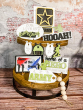 Load image into Gallery viewer, Tier Tray US Army Decor