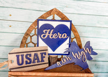 Load image into Gallery viewer, Tier Tray US Air Force Decor