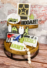 Load image into Gallery viewer, Tier Tray US Army Decor