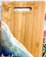 Load image into Gallery viewer, Charcuterie Shark Coochie Board Ocean Scene Mini Charcuterie Serving Tray
