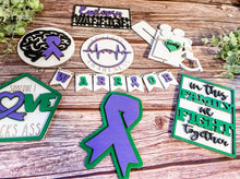 Load image into Gallery viewer, Tier Tray Epilepsy Cerebral Palsy Warrior Decor