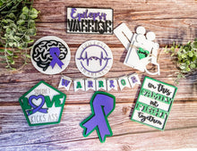 Load image into Gallery viewer, Tier Tray Epilepsy Cerebral Palsy Warrior Decor