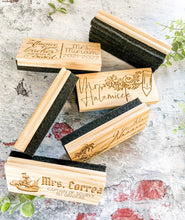 Load image into Gallery viewer, Teacher Appreciation Personalized Whiteboard Chalkboard Erasers