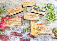 Load image into Gallery viewer, Teacher Appreciation Personalized Whiteboard Chalkboard Erasers