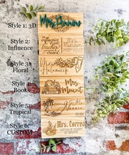 Load image into Gallery viewer, Teacher Appreciation Personalized Whiteboard Chalkboard Erasers