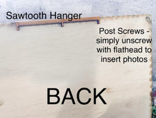 Load image into Gallery viewer, Hand Made Custom Wood Wedding Anniversary Photo Frame Personalized