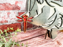 Load image into Gallery viewer, Gift Card Holder Bass and Dragonfly