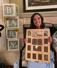 Load image into Gallery viewer, Pregnancy Maternity Baby Shower Countdown Photo Picture Frame