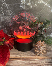 Load image into Gallery viewer, Santa Stop Here Personalized Christmas Night Light