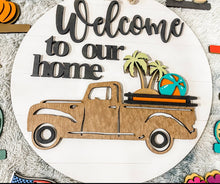 Load image into Gallery viewer, Interchangeable Truck Door Sign with 13 Inserts