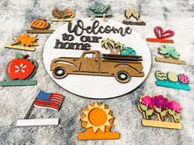 Load image into Gallery viewer, Interchangeable Truck Door Sign with 13 Inserts