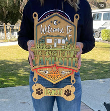 Load image into Gallery viewer, Campsite Sign Hanging Add-On Upgrade