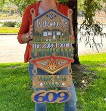 Load image into Gallery viewer, Campsite Sign Hanging Add-On Upgrade