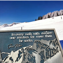 Load image into Gallery viewer, Mountain Vacation Yosemite Valley Inspired Picture Frame