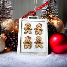 Load image into Gallery viewer, Gingerbread Cookie Tray Ornament Personalized
