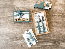 Load image into Gallery viewer, Tiered Tray Peace and Namaste Decor