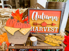 Load image into Gallery viewer, Tiered Tray Thanksgiving Turkey Decor
