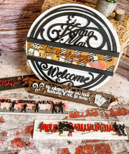 Load image into Gallery viewer, Interchangeable Monogram Slide-In Inserts Door Sign